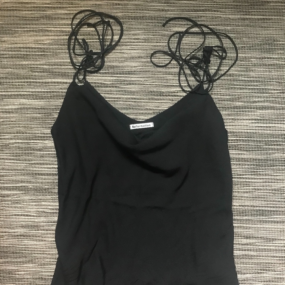 Reformation Sammi Cowl Neck Top